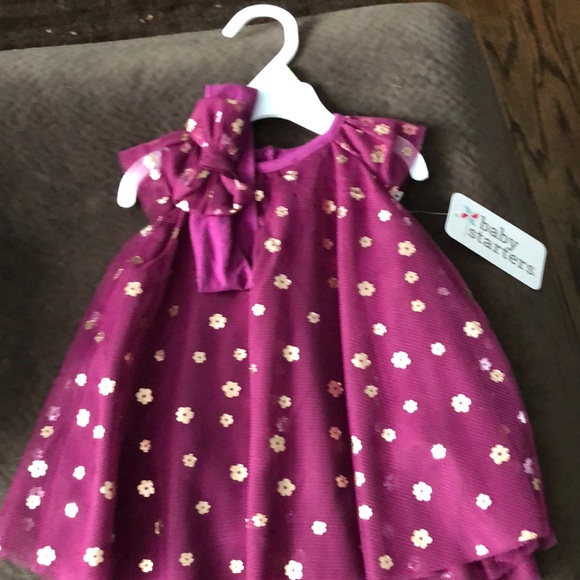 Baby Starters Other - Baby starters maroon dress